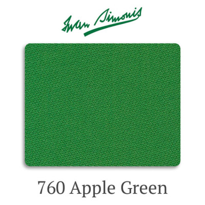 Iwan Simonis 760 Apple Green сукно бильярдное