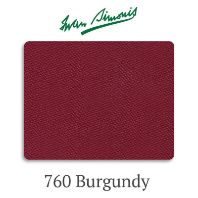 Iwan Simonis 760 Burgundy сукно бильярдное