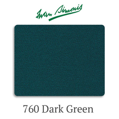 Iwan Simonis 760 Dark Green сукно бильярдное