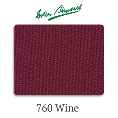 Iwan Simonis 760 Wine сукно бильярдное