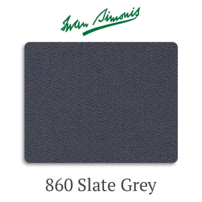 Iwan Simonis 860 Slate Grey сукно бильярдное