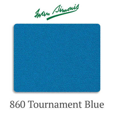 Iwan Simonis 860 Tournament Blue сукно бильярдное