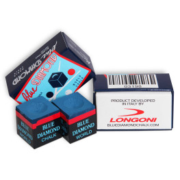 Мел бильярдный Longoni Blue Diamond Blue 2шт