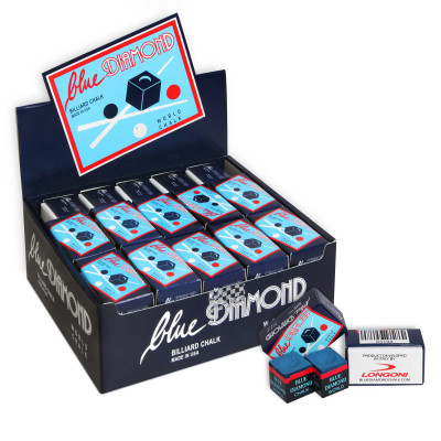 Мел бильярдный Longoni Blue Diamond Blue 2шт