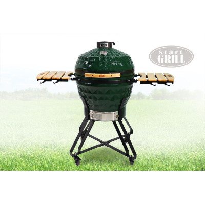 Гриль-барбекю керамический Start Pro SG24 Dark Green 61см