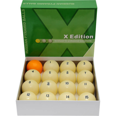 Шары Crown X Edition для русского бильярда 68мм