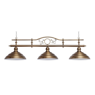Светильник бильярдный Modena Bronze Antique 3 плафона