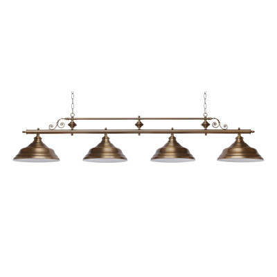 Светильник бильярдный Verona Bronze Antique 4 плафона