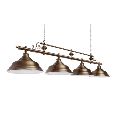 Светильник бильярдный Verona Bronze Antique 4 плафона