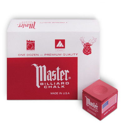Мел бильярдный Master Rust 12шт