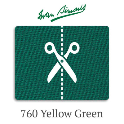 Отрез сукна 0,45 х 1,95 м Iwan Simonis 760 Yellow Green