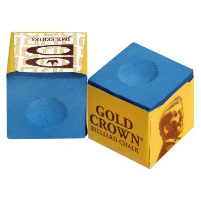 Мел бильярдный Brunswick Gold Crown Blue 12шт