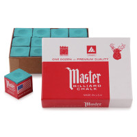 Мел бильярдный Master Green 12шт