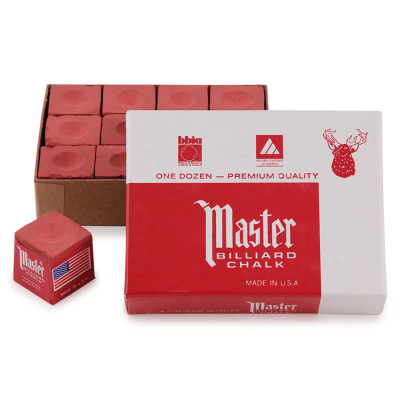 Мел бильярдный Master Rust 12шт