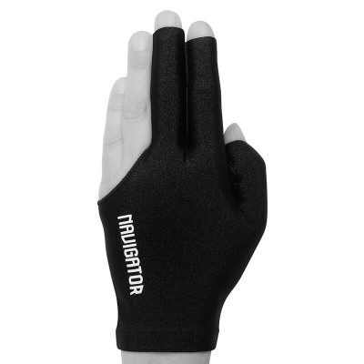 Перчатка для бильярда Navigator Glove Open черная безразмерная