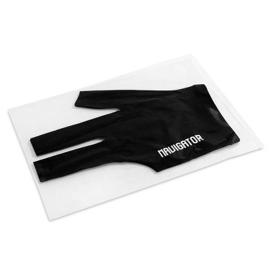 Перчатка для бильярда Navigator Glove Open черная безразмерная