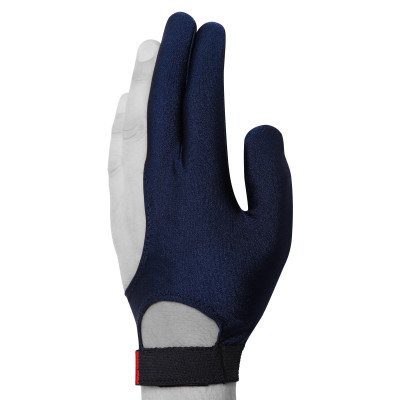 Перчатка для бильярда Skiba Classic Velcro темно-синяя M/L
