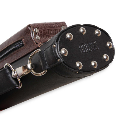 Тубус для кия QK-S Cowboy русский бильярд 2рс 2x2 черно-коричневый