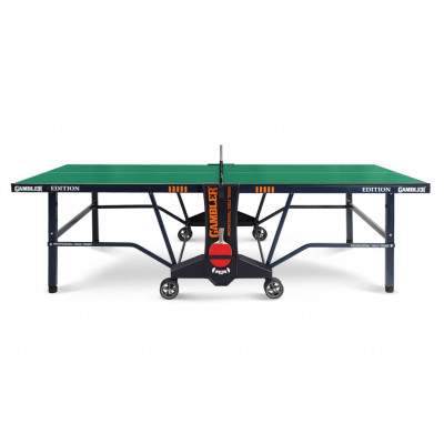 Стол теннисный Gambler Edition Green с сеткой