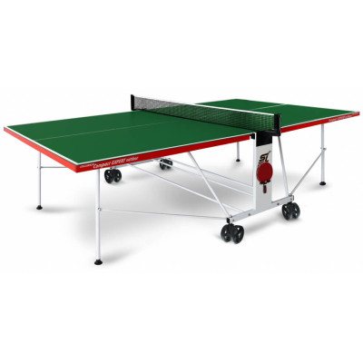 Start Line COMPACT EXPERT Outdoor Green стол теннисный с сеткой всепогодный