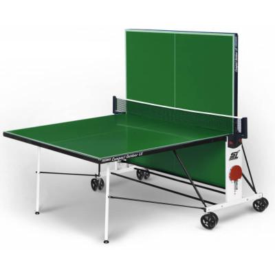 Стол теннисный Start Line Compact LX Outdoor Green всепогодный с сеткой