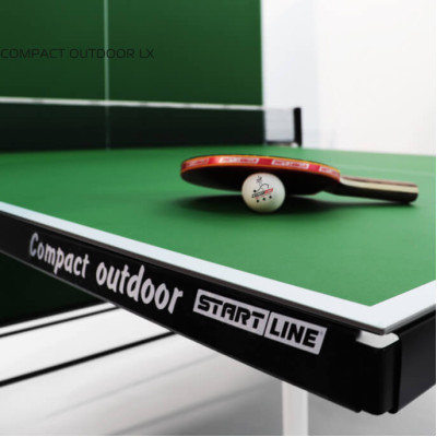 Стол теннисный Start Line Compact LX Outdoor Green всепогодный с сеткой