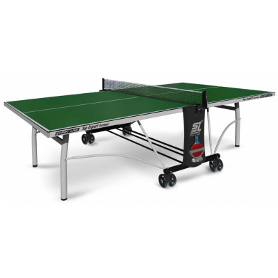 Start Line TOP EXPERT Outdoor Green стол теннисный с сеткой всепогодный