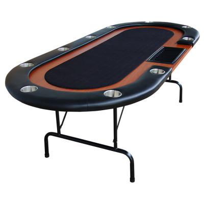 Стол для покера Porter Oval HQ 10 игроков 240х106х75 см