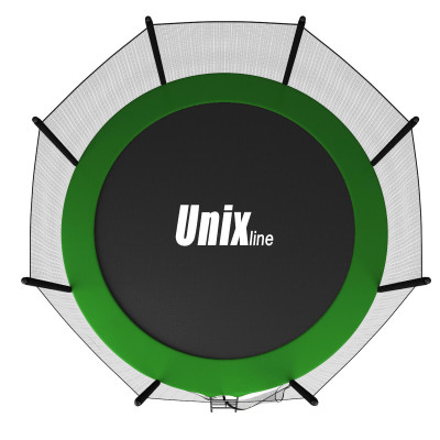 Батут Unixfit Classic 10FT внешняя сетка 305см лестница
